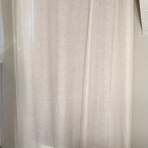 Cream and navy blue Curtains